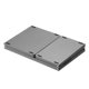 thumbnail image 3 of Teclado Bluetooth plegable, teclado inalámbrico plegable con teclado numérico, tableta con teclado recargable y multidispositivo (gris), 3 of 5
