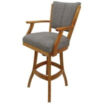 Classic Counter 26" Solid Wood Bar Stool - Mojave Grey - Honey