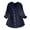 A-Blue79, variant on Women's Plus Size Flutter Sleeve Blouse Waist Tie Casual Daily Office Peplum Shirt
