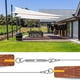 thumbnail image 4 of (15 m) Kit para colgar cuerda de acero inoxidable 304, cable de acero inoxidable recubierto de nailon, tensor de cable de acero de PVC, para cuerda de tienda, tendedero, candelabro de exterior, 4 of 4