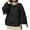 AA-Black, variant on Women's Bow Tie Front Suede Shirts Loose Lace Up Oversized Fringe Bloues Flare Long Sleeve Going Out Tops, Purple, M