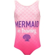 Harry Bear Girls Mermaid in Training Swimsuit Sizes 7-12