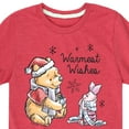 thumbnail image 3 of Disney Winnie The Pooh - Pooh & Piglet Warmest Wishes Christmas - Toddler & Youth Short Sleeve Graphic T-Shirt, 3 of 5