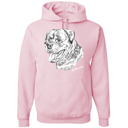 Wild Bobby, Rottweiler Dog Lover Pet Owner Animal Lover Graphic Hoodie Sweatshirt