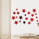 thumbnail image 5 of Pegatinas de pared con espejo de combinación de tres tamaños de estrellas, grande, mediano y pequeño, 5 of 6