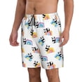thumbnail image 2 of Logiee Panda And Rainbow Print Mens Swim Trunks Quick Dry Board Shorts,Breathable Hawaii Beach Shorts Swimwear Bathing Suits-XX-Large, 2 of 6