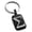 Black, variant on Stainless Steel Sigma Mathematical Engraved Small Rectangle Dog Tag Charm Keychain Keyring