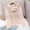 thumbnail image 5 of Duoif Lightweight Jacket Women, Women's Thin Knitted Cardigan - Loose Openwork Sun Jacket Jackets for Women Beige L, 5 of 6