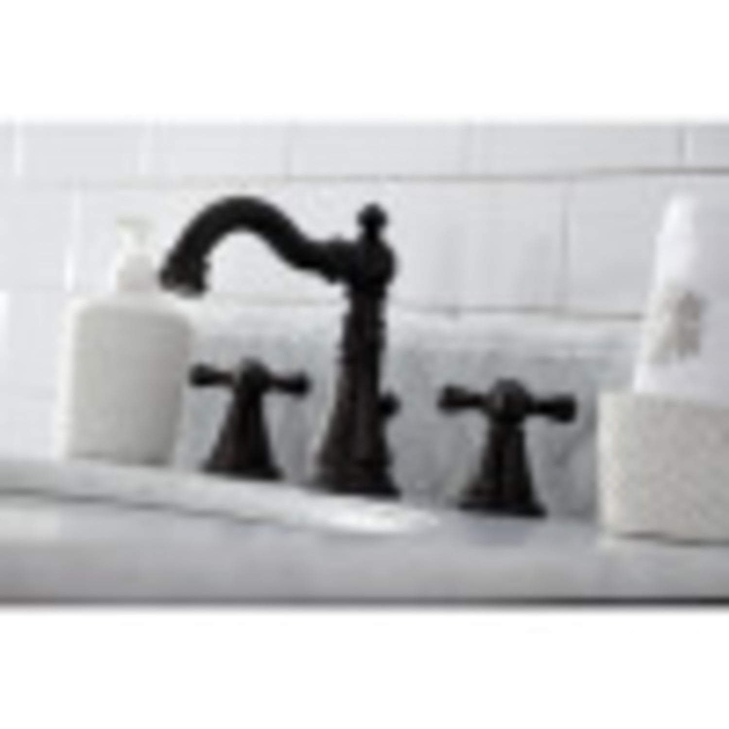 Fauceture FSC1975AAX American Classic Widespread Bathroom Faucet with Pop-Up Drain, Oil Rubbed Bronze