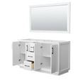thumbnail image 3 of Wyndham Collection Wcf414160d-Cxsxx-M58 Strada 59" Double Free Standing Vanity Cabinet -, 3 of 7