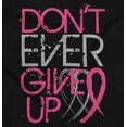thumbnail image 2 of Don’t Give Up Breast Cancer Awareness Women's Plus Size Graphic Tee Brisco Brands 2X, 2 of 5