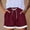 Red, variant on Only Moment Shorts for Women Amboo Hemp Soft High Waist Shorts for Home,Summer with Pockets, Travel and Beach Vacation Wowomen Shorts Purple,S