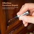 thumbnail image 3 of Katzco Wood Furniture Repair Kit - Set of 13 Wood Markers and Wax Sticks - Furniture Scratch Repair - Wood Floor Scratch Remover - Table and Desk Cover-Up - Furniture Crayon for Scratch, 3 of 9