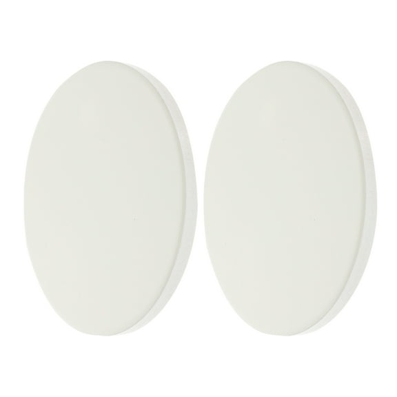 OHOIOLLA 2Pcs Ceramic Simple Design Sublimation Blank Cup Coasters Bulk Suitable for Home Hotels 4.01X4.01X0.28in