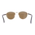 thumbnail image 4 of Polarized Retro Hipster Round Metal Rim Normcore Sunglasses Gold - Brown, 4 of 4