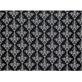 thumbnail image 2 of Zelouf Print On Ity  , Sewing, DIY, Crafts Fabric by the Yard, 919 Blk/bisque, 20 Yard, 2 of 2