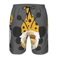 thumbnail image 3 of Pofeuu Bee Gnome With Sunflower Prin Men's Swim Trunks Quick Dry Bathing Suit Swimming Board Shorts Mesh Lining Beach Swimwear-Medium, 3 of 6