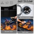 thumbnail image 5 of COEQINE Universal Car Boot Mat All Weather Cargo Liner Floor Mat with Non-Slip Backing Pet Cargo Mat Halloween Decor for Most Car Models, Yorkshire Terrier Witch Pumpkin, 5 of 7