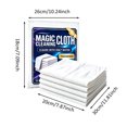 thumbnail image 2 of 5-Pack Magic Cleaning Cloth Microfiber Cleaning Cloths Lint Free and Scratch Resistant Reusable Cleaning Rags for Glass Window Kitchen Stainless Steel Cars Screens, 2 of 10