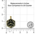 thumbnail image 4 of D20 Dice Double Sided Enamel Pendant Necklace | Clayton Jewelry Labs, 4 of 8