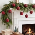 thumbnail image 4 of ZENVIVE Christmas Ball Ornaments Set Classic Plaid Shatterproof Plastic 9 Piece 3.14 Inch, 4 of 6