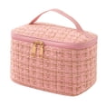 thumbnail image 1 of Bag Cepillo Maquillaje Cosmetic Plaid Capacidad Plegable Mujeres Con Manija/cremallera Impermeable, 1 of 7