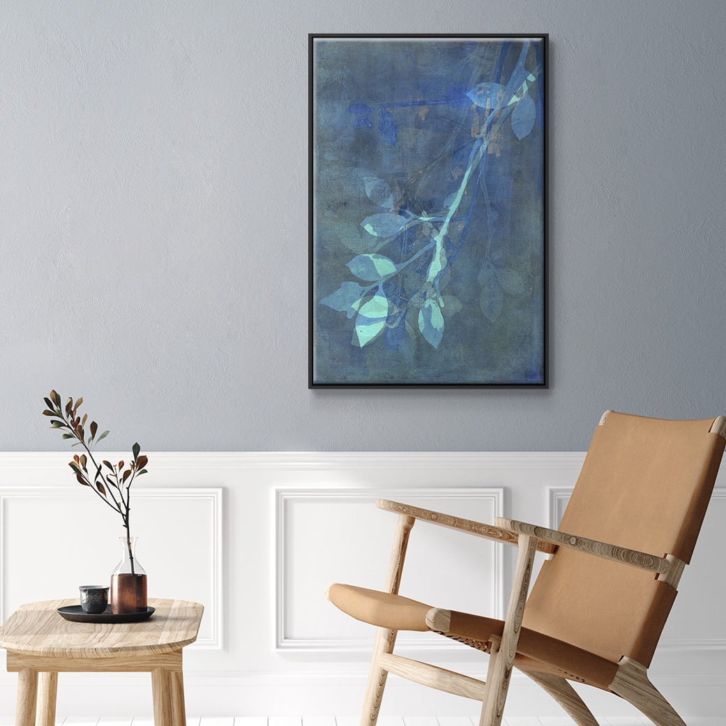 Branching Out VIII Framed Premium Gallery Wrapped Canvas - Ready to Hang - 17 x 25 - Black Floating Frame