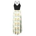 thumbnail image 4 of SMihono Robe d'Été Grande Taille pour Femmes 2023 Robes pour Femmes Été Grande Taille Manches Courtes Ample à Fleurs Longues Robes Robe d'Été Robes Boho, 4 of 5