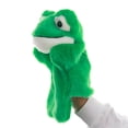 thumbnail image 3 of SPRING PARK Cartoon Frog Animal Plush Doll Hand Puppet Storytelling Toy Home Sofa Ornament, 3 of 5