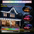 thumbnail image 6 of AYAMAYA 100FT Smart Permanent Outdoor Lights with 60 LED, Waterproof Eaves Light with Remote & APP Control for House Holiday Party Decor, 6 of 8