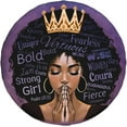 thumbnail image 2 of African American Black Girl Tire Cover Wheel Protectors Weatherproof Wheel Covers Universal Fit for Trailer Rv SUV Truck Camper Travel Trailers 16 inch, 2 of 8