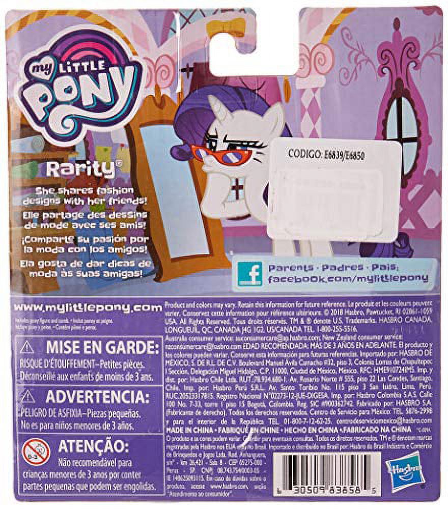 My Little Pony Toy 6-Inch Rarity Figure Collection - Walmart.com