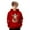 Red, variant on Kids Hoodie Unisex Casual Cute Sweatshirts Highland Cattle Print Long Sleeve Fall Pullover