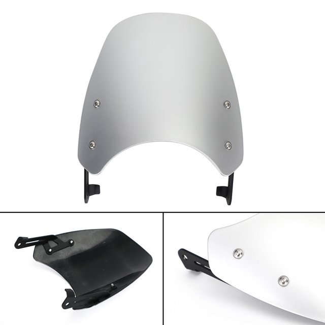 ABS Motorcycle Windshield WindScreen for Triumph Speed Twin 1200 2019-2021 Silver