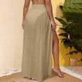 thumbnail image 4 of Women's Beach Swimwear Long Sarong Coverups Bathing Suit See Through Long Bikini Wrap Skirt, 4 of 5