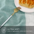 thumbnail image 6 of ICEANT 52×70 inch Textured Linen Tablecloth, Rectangle Waterproof Spill-Proof Linen Woven Table Cover, Wrinkle Free Solid Soft Dining Tablecloths For Home and Party, Green, 6 of 7