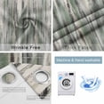 thumbnail image 4 of Sage Green Vintage Blackout Curtains for Bedroom/Living Room, Thermal Insulated Kitchen Curtains, Stripes Painting Retro Abstract Art Grommet Darkening Window Treatment Drapes 42"x84"x2, 4 of 8