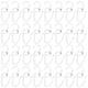 thumbnail image 1 of 50 Uds. Ganchos para cortina de ducha, ganchos para polea de riel de cortina, ganchos para cortinas de baño, ganchos para cortinas de ducha, 1 of 6