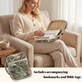 thumbnail image 4 of Xixirimido Quilted Bible Cover Case for Women Men Large Carrying Bag Book Tote Bags with Handle Bible Study Supplies Christian Gifts, Retro Forest Camo Pattern, 4 of 7
