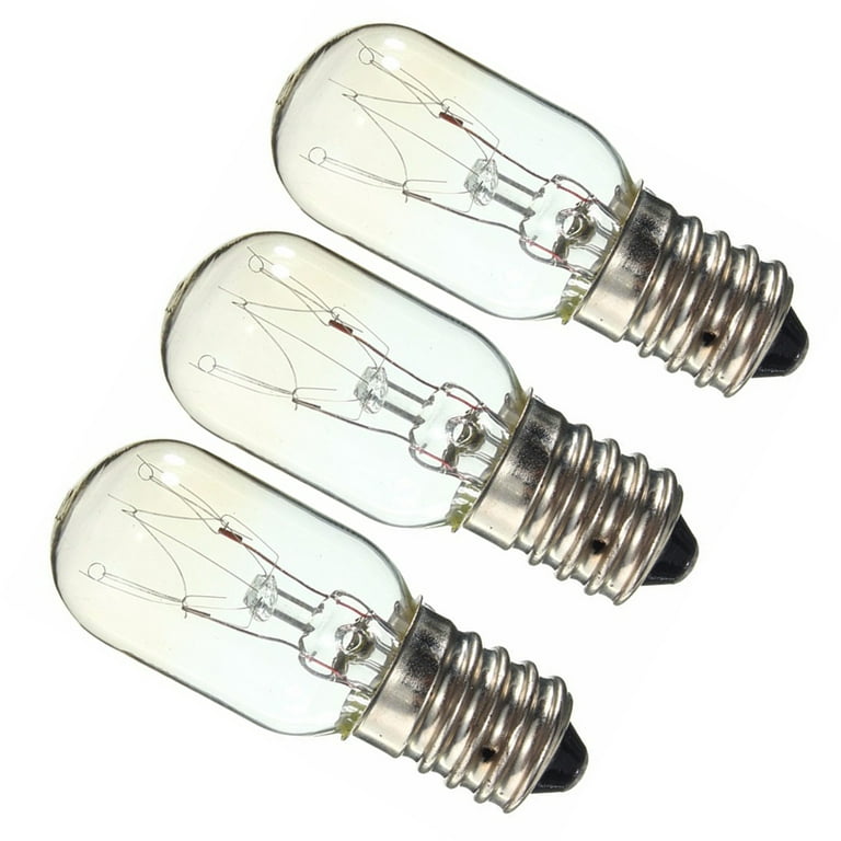 3 Pieces AC 220-230V Edison Bulb E14 15W Refrigerator Fridge Light
