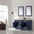 thumbnail image 4 of Ivy 60" Marble Countertop Double Vanity w/Mirror Royal Blue, 4 of 9