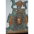 thumbnail image 4 of Lion Head Wall Fountain made of Bronze Statue - Size: 32"L x 22"W x 70"H., 4 of 10
