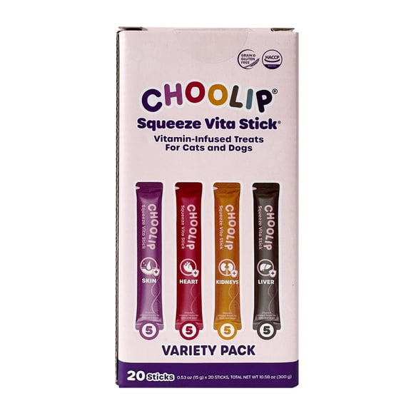 Choolip Squeeze Vita Sticks Variety Pack (20 ct)