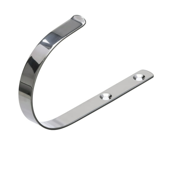 Seachoice Ring Buoy Bracket, Polished 304 Stainless Steel, 4 In. Opening