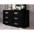 thumbnail image 4 of HMD Deena 6 Drawer Dresser Box B, Black, 4 of 4