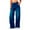 Dark Blue, variant on JIKNTTR Women Sweatpant Jeans Pull On Wide Leg Jeans High Waisted Stretchy Baggy Trendy Straight Jeans Denim Pants Loose Fit Denim Pants