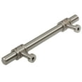 thumbnail image 2 of GlideRite  3.75 inch CC Satin Nickel Solid Steel Barrel Ring Cabinet Bar Pulls (Pack of 10 or 25) Satin Nickel - Pack of 10, 2 of 5