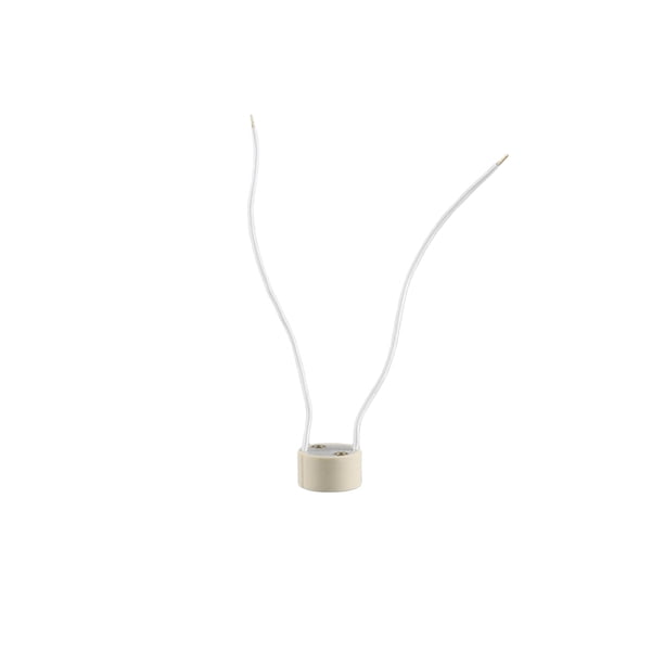 Wosthever Portalámparas para el hogar, Base de luz para sala de estar y dormitorio con cables, toma de cerámica G10, accesorios de iluminación, piezas Decoración del hogar Wosthever HA084128-01