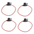 thumbnail image 1 of 4X 14AWG Wire In-Line Car Automotive Mini Blade Fuse Holder Fuseholder 20A, 1 of 8