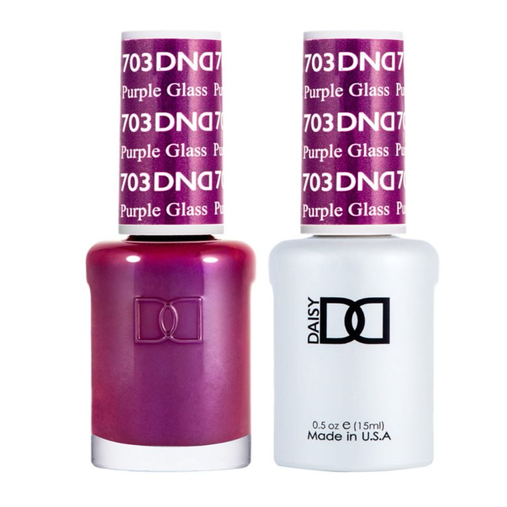 Purple Glass #703 & Matching Polish Set - DND Gel & Lacquer - Walmart.com